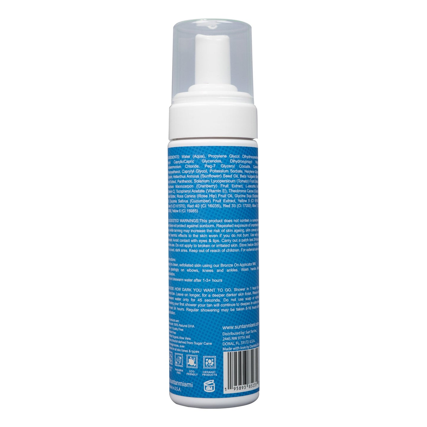 Sun Tan Miami Self Tan Mousse Express "It's not orange" KIT